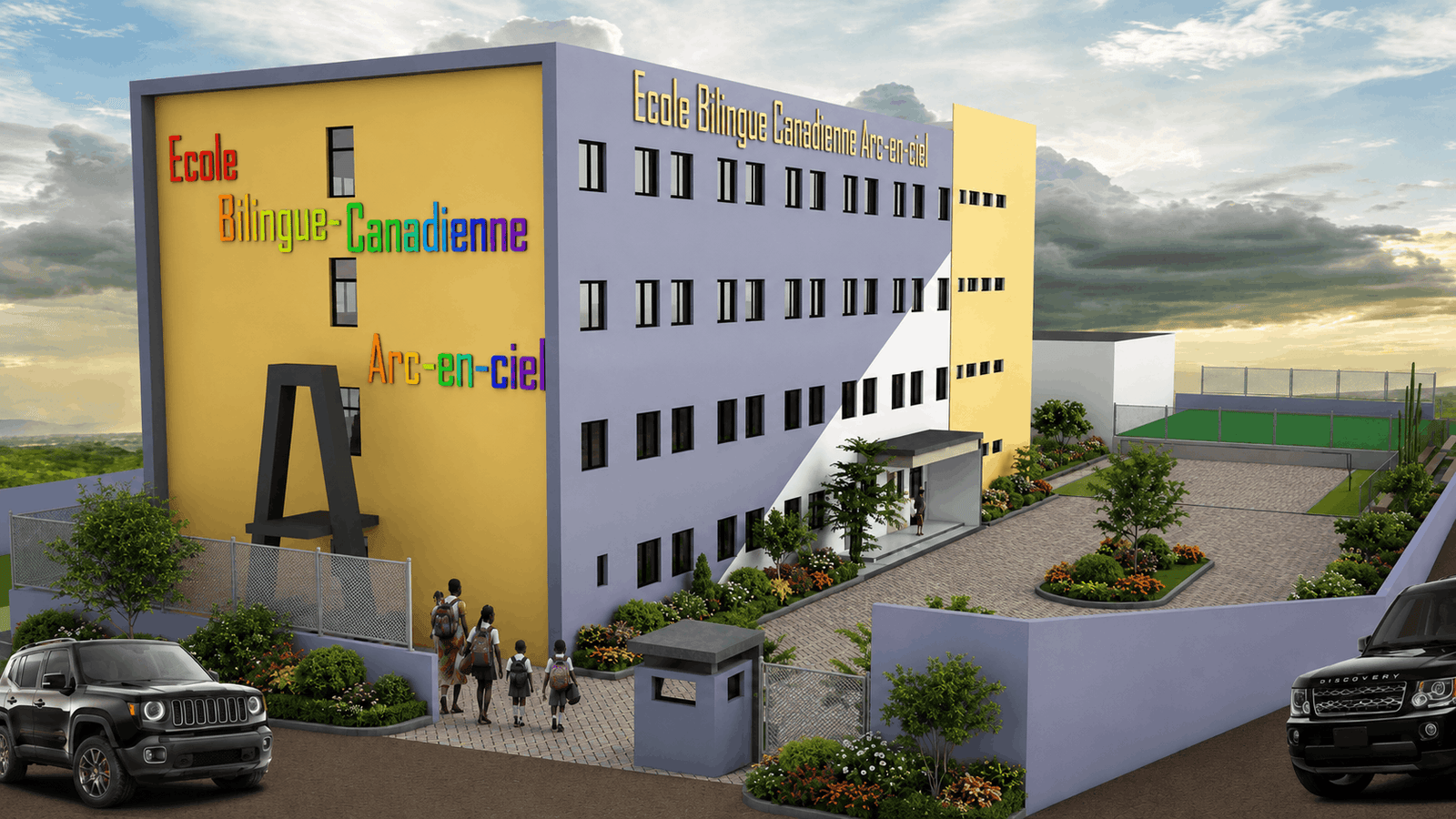 Le futur campus Arc-en-Ciel